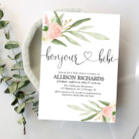 Bonjour bebe France chica floral París ducha bebé