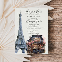 Bonjour Bebe Francés París Baby Shower Parisino