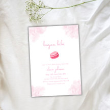 Bonjour Bébé Macaron Baby Shower