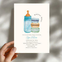 Bonjour Bébé Macarons & Leche Azul Fiesta de Bebé