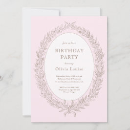 Invitación Bonjour Bebe Patisserie Francesa Fiesta de cumplea