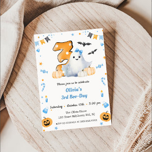 Invitación Boo 3 cumpleaños