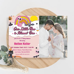 Invitación Boo Baby Shower Nuestro Pequeño Bote Casi Se Debe