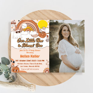 Invitación Boo Baby Shower Nuestro Pequeño Bote Casi Se Debe