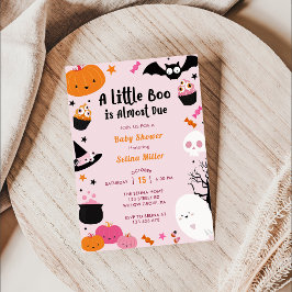 Invitación Boo Baby Shower Nuestro Pequeño Bote Casi Se Debe