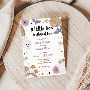 Invitación Boo Baby Shower Nuestro Pequeño Bote Casi Se Debe