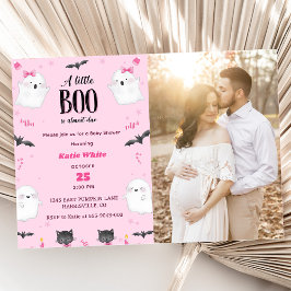 Invitación Boo Baby Shower Nuestro Pequeño Bote Casi Se Debe