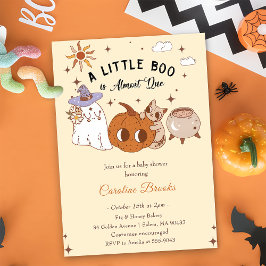 Invitación Boo Baby Shower, un pequeño bote casi se debe