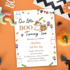Invitación Boo Cumpleaños Nuestro Pequeño Boo Está Cumpliendo