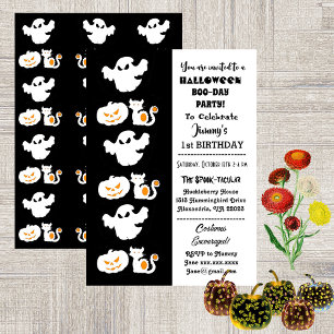 Invitación Boo de calabazas de Halloween Spooktaculares 1er c