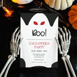 Invitación ¡Boo! Festín fantasma de Halloween