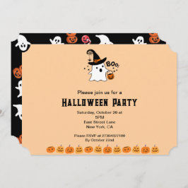 Invitación Boo Halloween Party