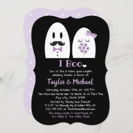 Invitación Boo Parejas de Halloween Ducha de bodas
