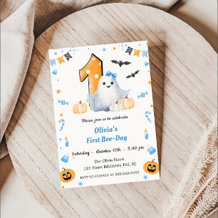 Invitación Boo Primer Cumpleaños