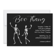 Boo Thang Dancing Skeletons Fiesta Halloween