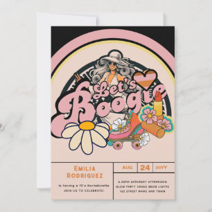 Invitación Boogie Disco Dancing Bridal Bachelorette