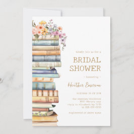 Invitación Book Themed Bridal Shower