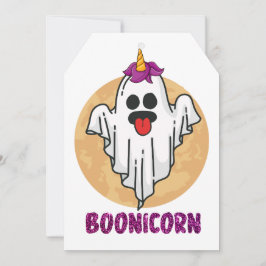 Invitación Boonicorn || Halloween