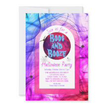 Boos rosados y Booze Famosos Fiesta de Halloween p
