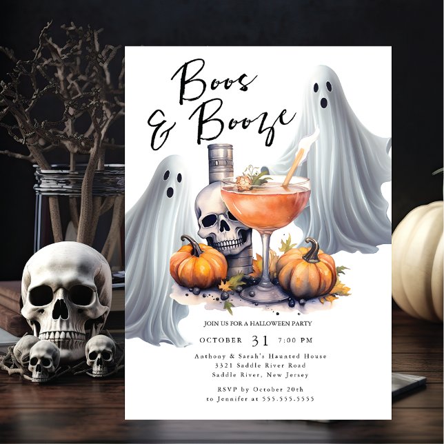 Invitación Boos y Booze (Subido por el creador)