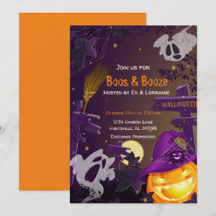 Invitación Boos y Booze