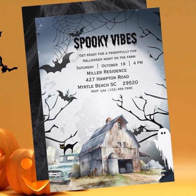 Invitación Boos y Booze Adults Halloween Party (Subido por el creador)