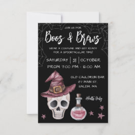 Invitación Boos y fiesta de Halloween