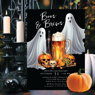 Invitación Boos y la fiesta de Halloween