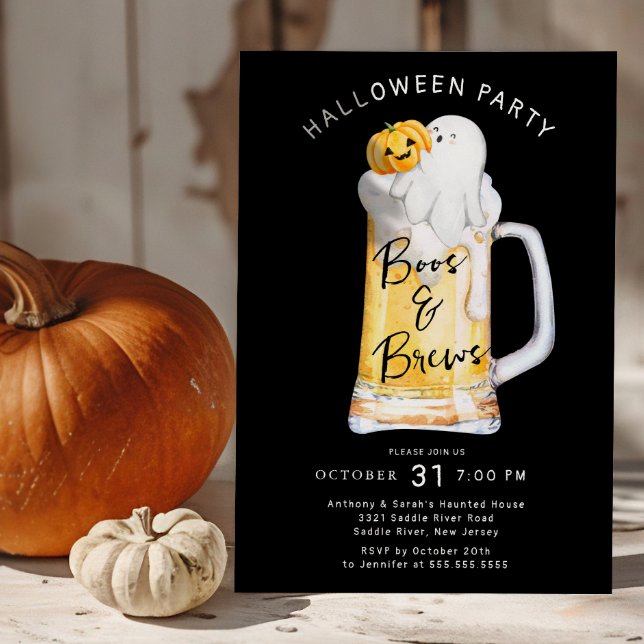 Invitación Boos y la fiesta de Halloween (Subido por el creador)