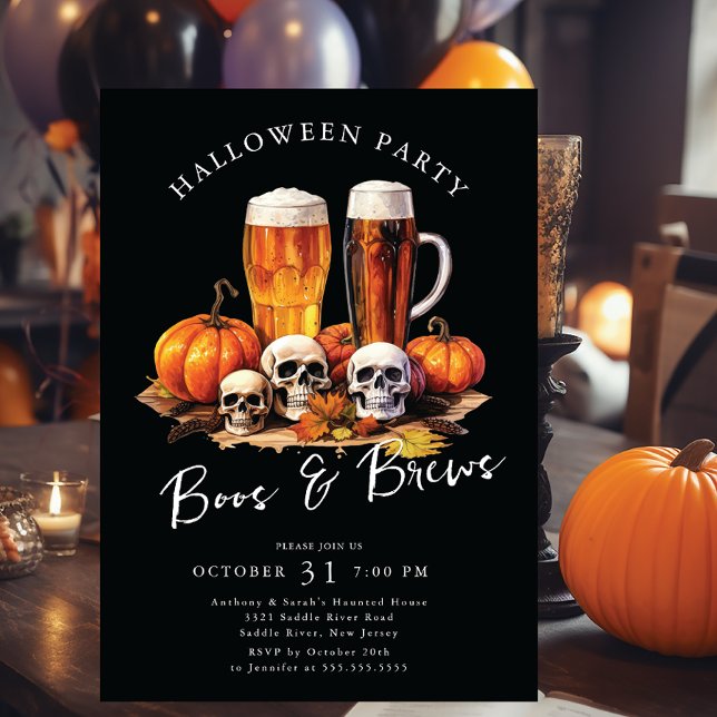 Invitación Boos y la fiesta de Halloween (Subido por el creador)