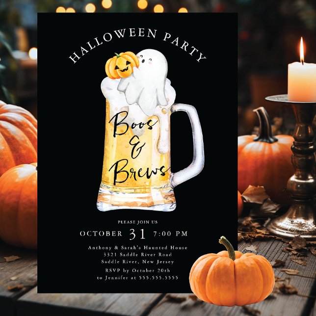 Invitación Boos y la fiesta de Halloween (Subido por el creador)