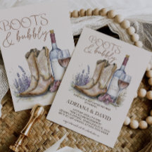 Boots and Bubbly Western Couples Shower