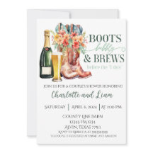 Boots, Bubbly, and Brews Before the I Do's