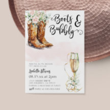 Boots & Bubbly Bridal Shower