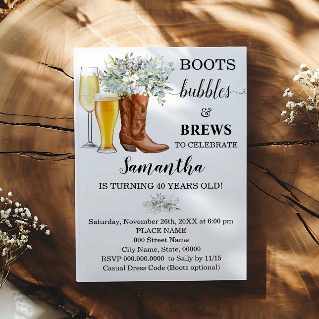 Invitación Boots Burbujas y prepara fiesta de cumpleaños (Subido por el creador)