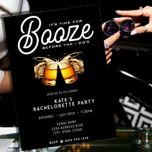 Invitación Booze antes de la fiesta de soltera de soltero