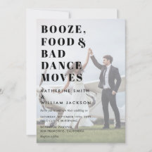 Booze Food and Bad Dance mueve la foto de fondo
