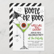 Booze o Boos Halloween Party