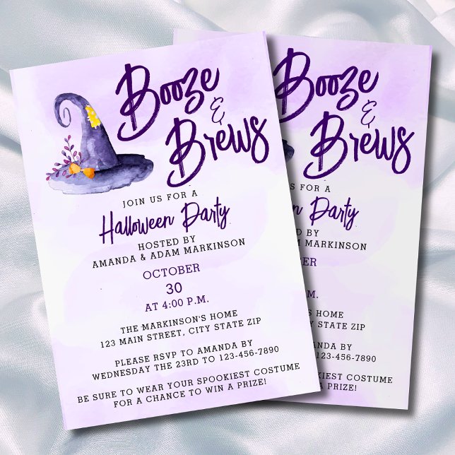 Invitación Booze presupuestal y prepara fiesta de Halloween (Subido por el creador)