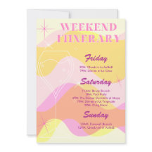 Boozy y Groovy Bachelorette Itinerario fin de sema