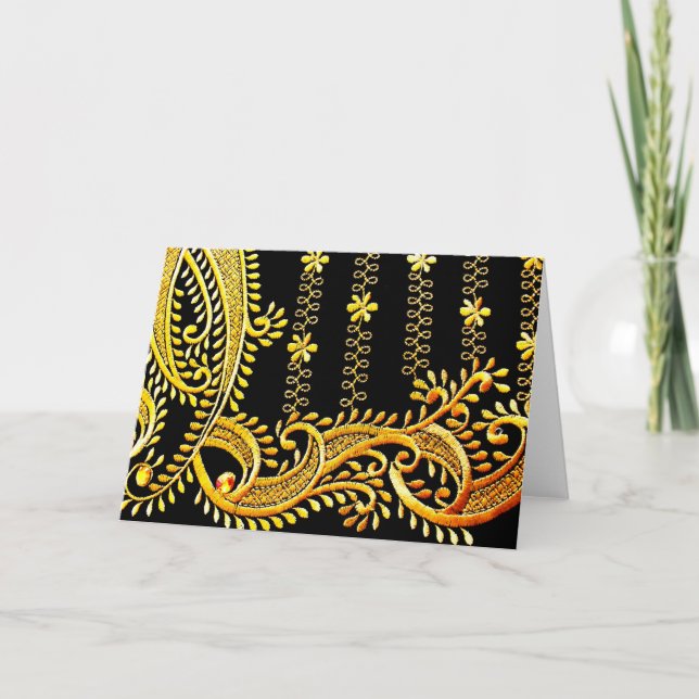 Invitación Bordados árabes (Anverso)