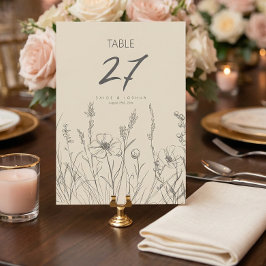 Invitación Borde de jardín lavado por el sol Boda ID1283