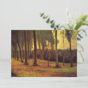 Invitación Borde de un bosque de Vincent van Gogh