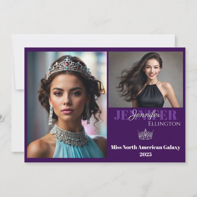 Invitación Border Pageant Essentials Autograph Comp Card (Anverso)