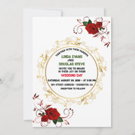 Invitación Borgoña blanca y Boda del Boho moderno con flores