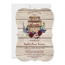 Borgoña Floral Wine Barrel Bridal Shower
