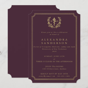 Invitación Borgoña/Médica de Oro de Medicina Osteopática Grad