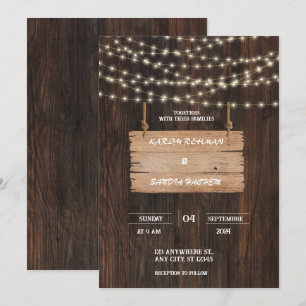 Invitación Borgoña negra y Boda del Boho moderno con flores d