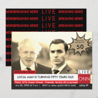 Boris Johnson 50.º cumpleaños: Funny TV News