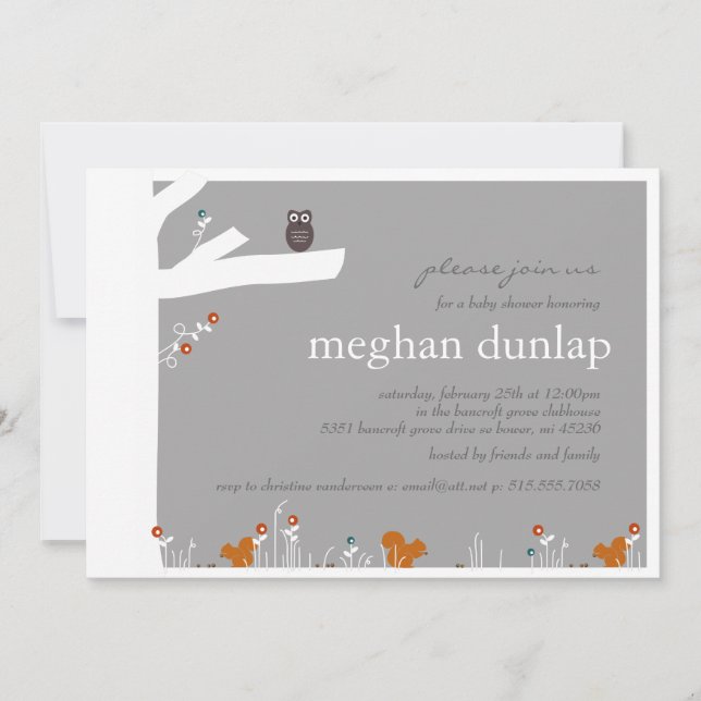 Invitación Bosque (Anverso)